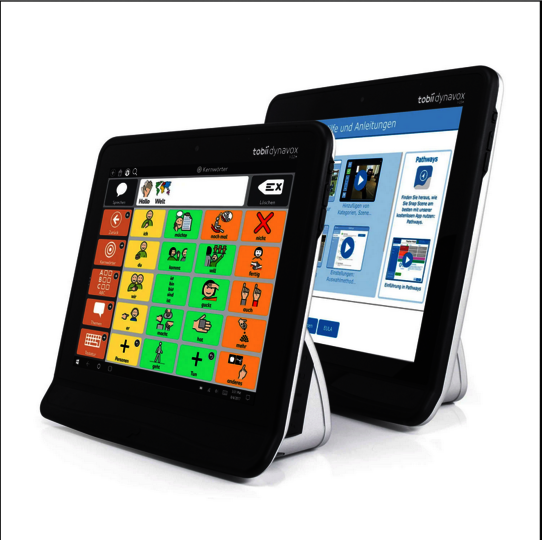 Tablett PC mit Augensteuerung