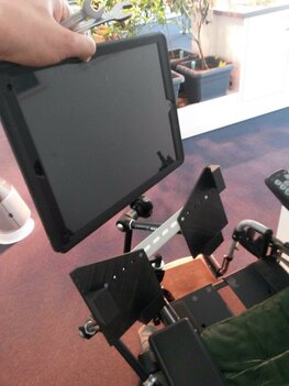 Tablet mit Halterung