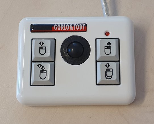 Trackingball mit 4 Tasten