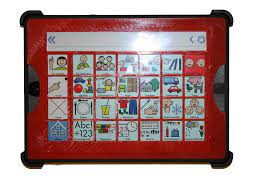 Beispiel Fingerführraster am IPad